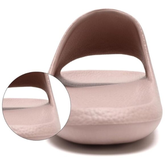 Unisex Slides Women / Men Quick Drying Shower Slippers, Waterproof Cloud PINK - Picture 3 of 5